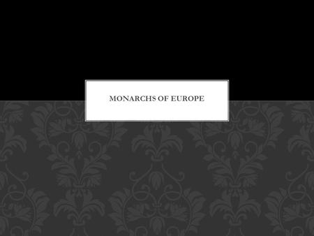 As the Church Lost Power, the government gained more. That power shifted to the Monarchs Divine Right of Kings: Belief that God Chooses Kings to rule.