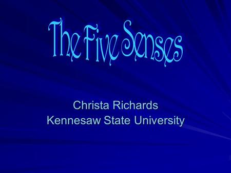 Christa Richards Kennesaw State University. Georgia Performance Standards Kindergarten: Physical Science SKP1. Students will describe objects in terms.