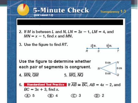 Midpoint Section: 1.7 Sol:G.3a. Midpoint Section: 1.7 Sol:G.3a.