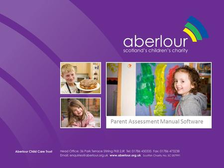 Parent Assessment Manual Software