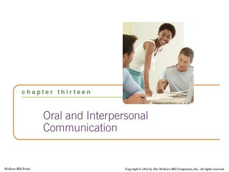 Copyright © 2011 by The McGraw-Hill Companies, Inc. All rights reserved. McGraw-Hill/Irwin.