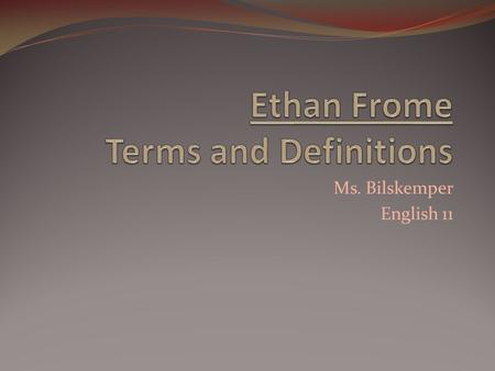 Ms. Bilskemper English 11. Anti-Hero A main character whose qualities are in opposition of those usually associated with a hero. Weak A criminal A coward.