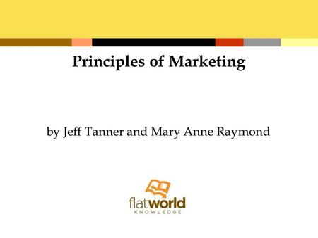 Principles of Marketing