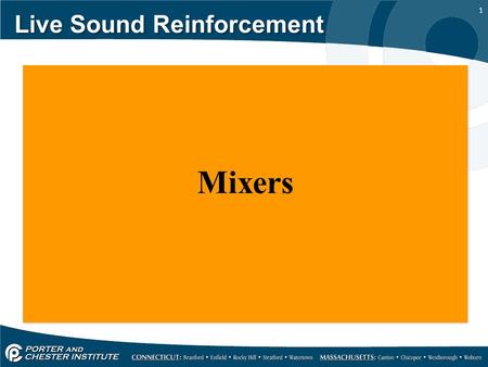 Live Sound Reinforcement