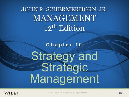 Strategy and Strategic Management