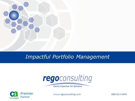 Impactful Portfolio Management