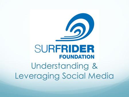 Understanding & Leveraging Social Media. Social Network Noun A social network focuses on building online communities of people who share interests and.