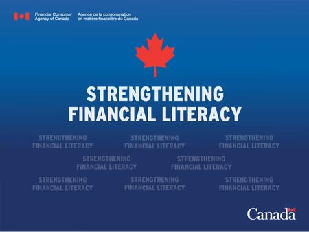 Enhancing Seniors’ Well-Being with Financial Literacy Jane Rooney, Financial Literacy Leader Edmonton Seniors Coordinating Council April 23, 2015.