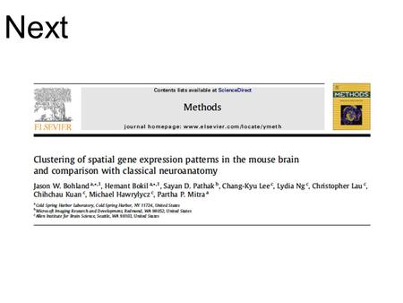 Next. A Big Thanks Again Prof. Jason Bohland Quantitative Neuroscience Laboratory Boston University.