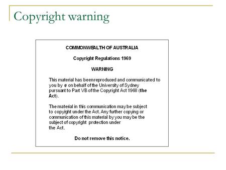 Copyright warning. COMP5348 Lecture 6: Predicting Performance Adapted with permission from presentations by Alan Fekete.