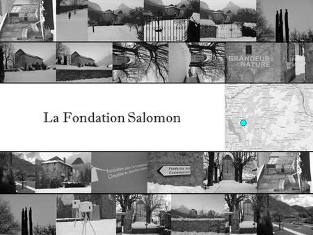 La Fondation Salomon. 05/03/10 In Alex there is a modern art foundation: « La Fondation Salomon » where temporary exhibitions are organized in the old.