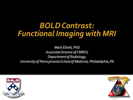 BOLD Contrast: Functional Imaging with MRI