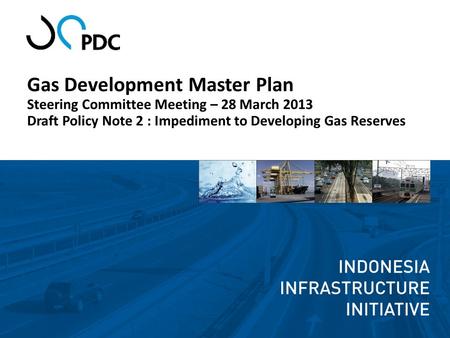 Gas Development Master Plan