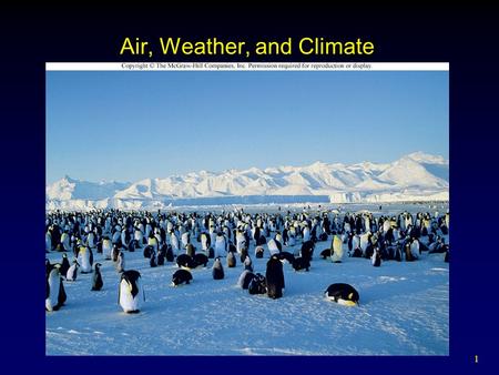 Air, Weather, and Climate