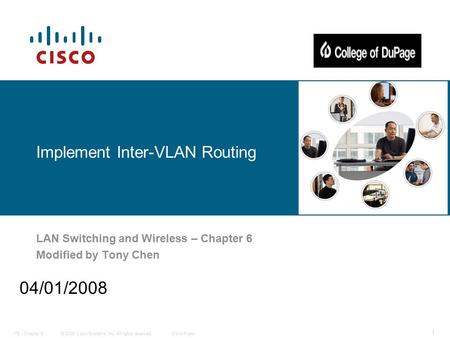 Implement Inter-VLAN Routing