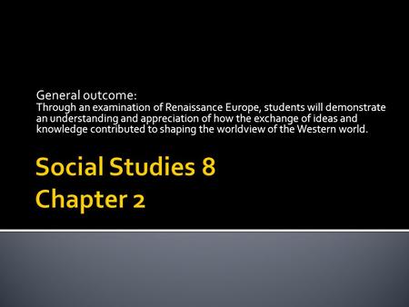 Social Studies 8 Chapter 2