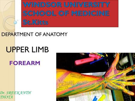 WINDSOR UNIVERSITY SCHOOL OF MEDICINE St.Kitts