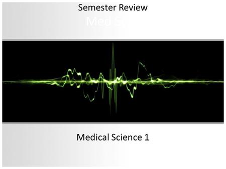 Med Sci 1 Semester Review Medical Science 1. This type of spondylosis is?