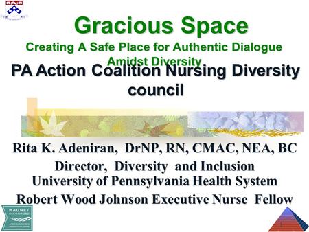 PA Action Coalition Nursing Diversity council