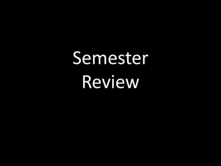 Semester Review. Question 1 TOPIC: U1LG1 What technology has directly impacted globalization?