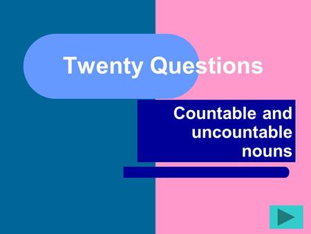 Countable and uncountable nouns