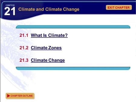 Climate and Climate Change