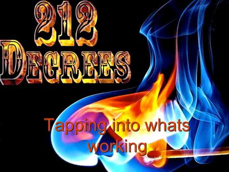 Tapping into whats working. 26Likewise the Spirit also helpeth our infirmities: for we know not what we should pray for as we ought: but the Spirit itself.