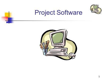 1 Project Software. 2 Small Projects: Less than 50 Activities 1.STORM for Windows – Version 4.0 (Project Management Module) Crown Custom Publishing, (330)