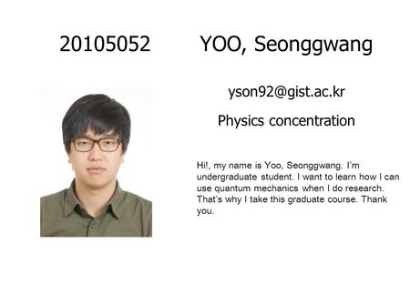 Physics concentration