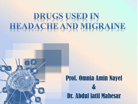 Prof. Omnia Amin Nayel & Dr. Abdul latif Mahesar.