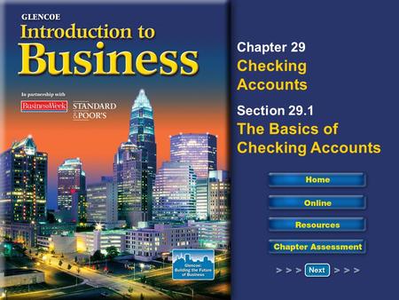 Read to Learn Discuss the different types of checking accounts and how they work. Discuss other services and offerings that banks provide checking account.