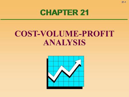 COST-VOLUME-PROFIT ANALYSIS