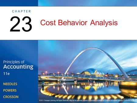 Cost Behavior Analysis