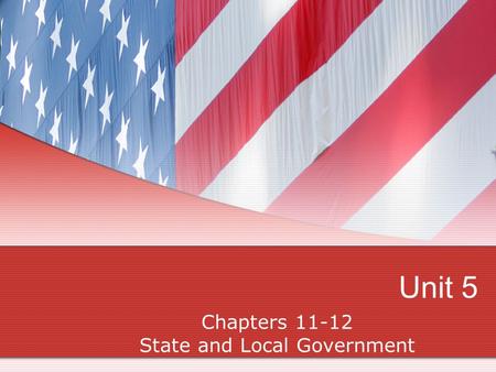 Chapters State and Local Government