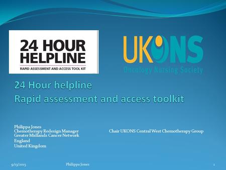 24 Hour helpline Rapid assessment and access toolkit