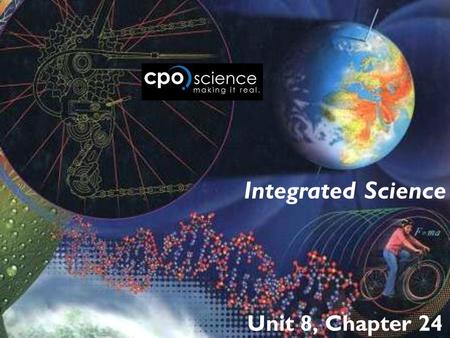 Unit 8, Chapter 24 Integrated Science. Unit Eight: Water and the Environment 24.1 The Water Cycle 24.2 Water Quality 24.3 Acid Rain 24.4 Oceans Chapter.