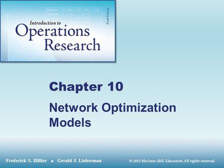 Network Optimization Models