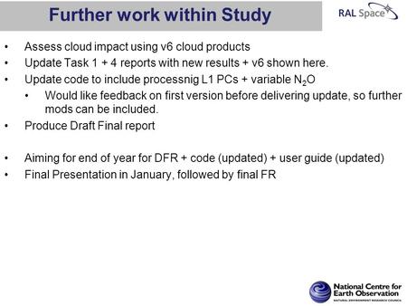 Assess cloud impact using v6 cloud products Update Task 1 + 4 reports with new results + v6 shown here. Update code to include processnig L1 PCs + variable.