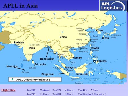 APLL in Asia China Japan Philippines Korea India Sri Lanka Thailand Vietnam Taiwan Indonesia Malaysia Pakistan Singapore Bangladesh Taipei Kaohsiung Osaka.