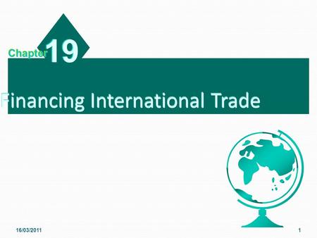 Financing International Trade