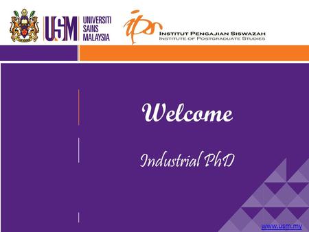 Welcome Industrial PhD