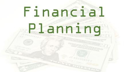 Financial Planning. Income Minimum Wage - $ 8.10 hourly Associates Degree – $ 40,000 Bachelor Degree – $ 50,000 Masters – $ 45,000 - $ 85,000 Doctorate.