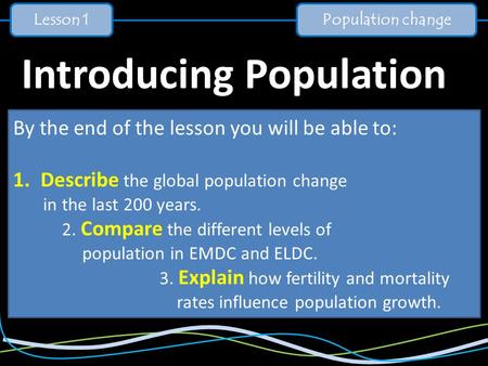 Introducing Population