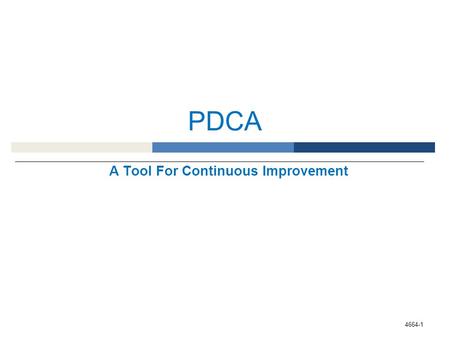 A Tool For Continuous Improvement