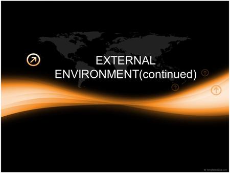 EXTERNAL ENVIRONMENT(continued). Strategic Implications of the Five Competitive Forces Chapter Outline.