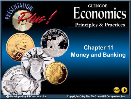 Splash Screen Chapter 11 Money and Banking 2 Chapter Introduction 2 Chapter Objectives Explain the three functions of money.  Identify four major types.