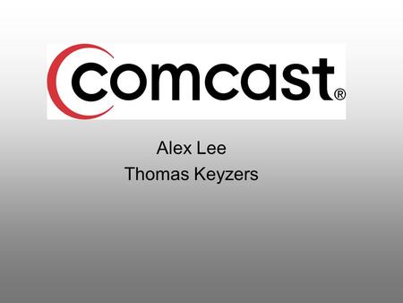 Alex Lee Thomas Keyzers. History background Comcast was founded in 1963 by Ralph J. Roberts, Daniel Aaron, and Julian A. Brodsky. The company was incorporated.