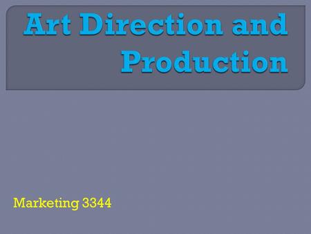 Marketing 3344 The Evolution from Words to Pictures  Improved technology  Advantages of visuals over text  Brand images are build better with visuals.