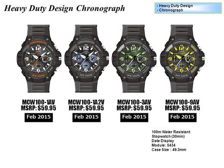 Heavy Duty Design Chronograph