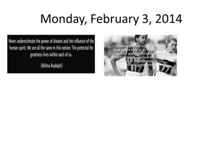 Monday, February 3, 2014 POTD The product on an array is 50. What are all the possible dimensions? Make a factor rainbow.